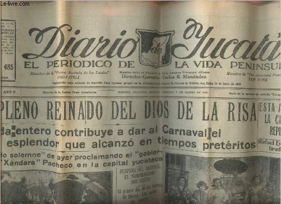 Diario de Yucatan n1737-Tome XIX, 5e anne- Dimanche 2 Mars 1930+ Supplement 