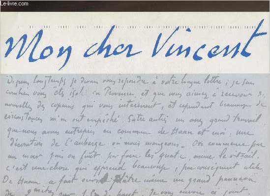 Dpliant sur le livre: 45 lettres  Vincent, Tho et Jo Van Goh par Douglas Cooper et Paul Gauguin
