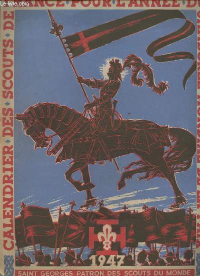 Calendrier des scouts de France pour l'anne du Jambore mondial de la paix 1947