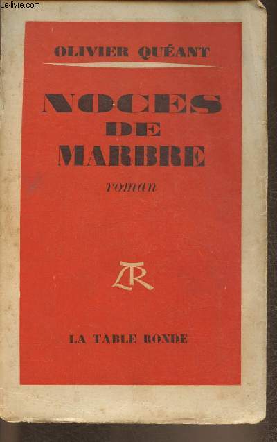 Noces de marbre- Roman