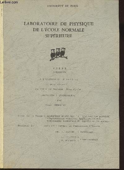 Problmes poss par la localisation prcise d'picentres voisins, application aux vnements sismiques du Kazakstan Oriental- Thse- Laboratoire de physique de l'cole normale suprieure