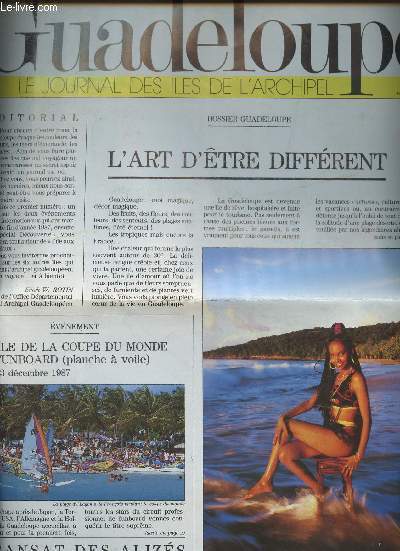 Guadeloupe- journal des iles de l'Archipel n1- Avril, Mai, Juin 1988