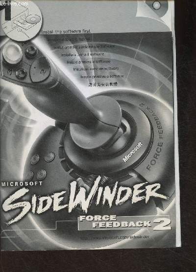 Microsoft Side Winder- Force Feedback 2/Manuel d'installation