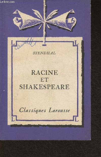 Racine et Shakespeare- Extraits.