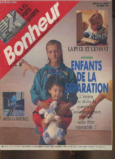 Bonheur (journal de la CAF de la Gironde) 60e anne, octobre 1988