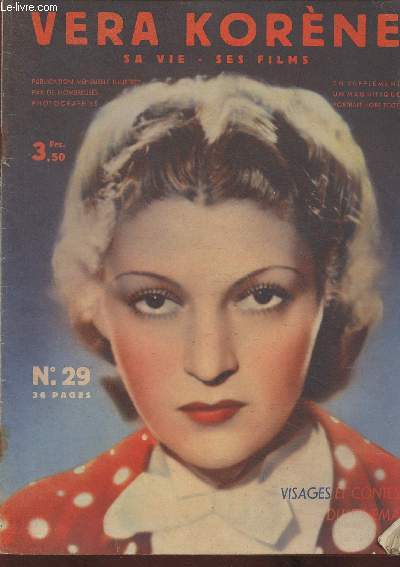 Visages et contes du cinma n29- Vera Korne, sa vie, ses films