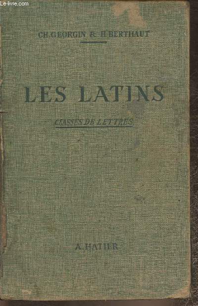 Les latins, pages principales des auteurs du programme- Classes de lettres (3e,2e,1re, philosophie)