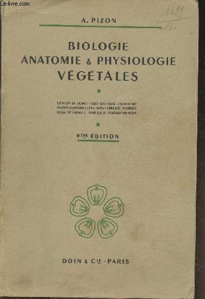 Biologie anatomie et physiologie vgtales, principales familles et fermentations