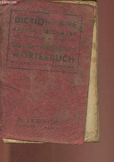 Dictionnaire Franais-Allemand et Allemand-Franais- Plus de 12500 expressions