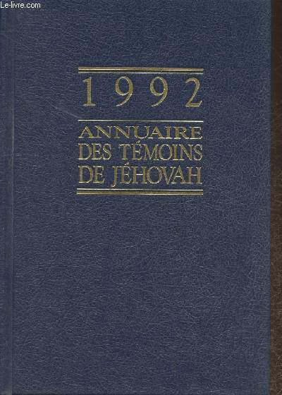 Annuaire des Tmoins de Jhovah 1992