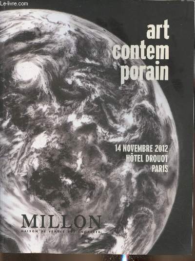 Catalogue de vente Millon- Art contemporain- 14 novembre 2012 Hotel Drouot