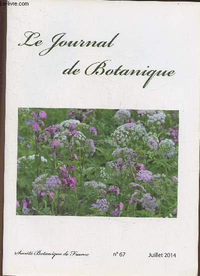Le journal de botanique n67- Juillet 2014