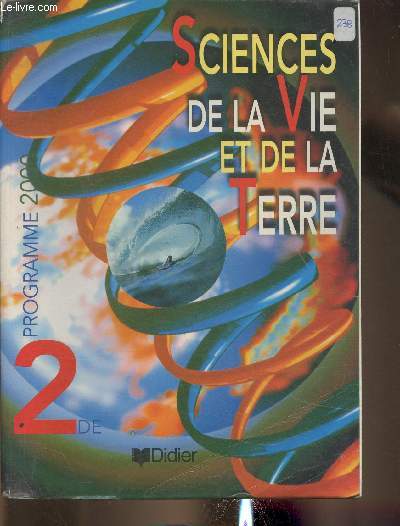Sciences de la vie et de la terre 2de- Programme 2000