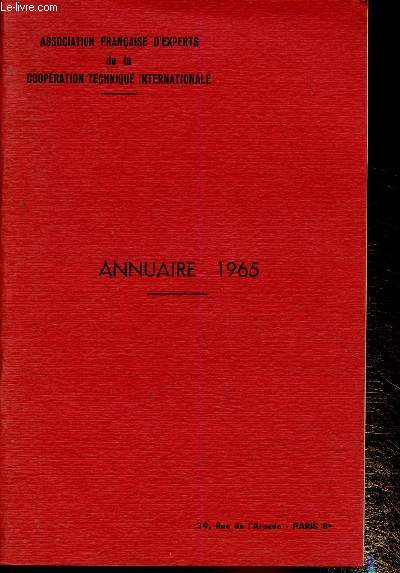 Annuaire 1965. Association franaise d'experts de la coopration technique internationale