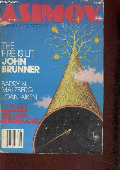 Asimov, september 1982. Science-fiction magazine : Editorial : Not an expert, par Isaac Asimov - Profile : William Burroughs, par Charles Platt - Two races, par Joan Aiken - etc
