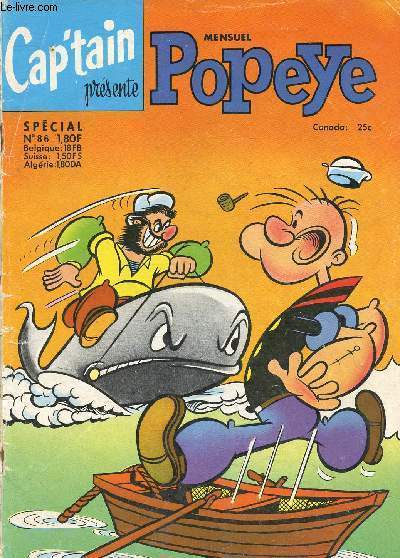 Popeye Spcial n86 : SOS de l'le des Jips - Popeye... Vole ?! - Gontran cuisinier - etc
