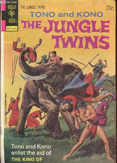 Tono and Kono. The Jungle Twins n9 : Tono and Kono enlist the aid of the King of the wild elephants !
