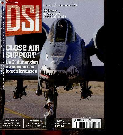 DSI n 42, novembre 2008 : Close Air Support. Afghanistan : une autre stratgie est-elle possible ?, par Joseph Henrotin - Afghanistan : toujours pas assez de troupes, par Joseph Henrotin- Un concept pour l'arme de l'Air, par Joseph Henrotin - etc