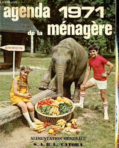 Agenda 1971 de la mnagre. Alimentation gnrale