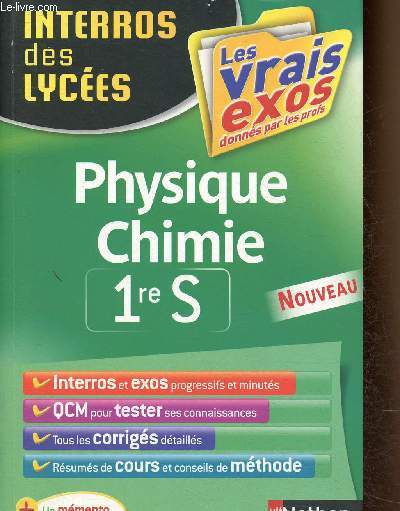 Physique Chimie, 1re S (Collection 