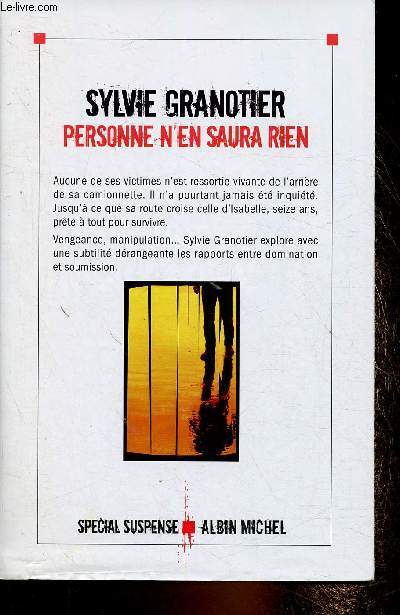 Personne n'en saura rien