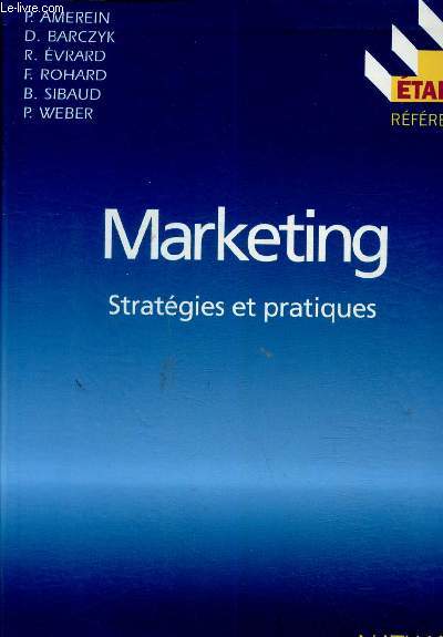 Marketing. Strtgies et pratiques (Collection 
