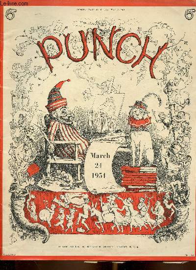 Punch Vol. 226, March 24 1954 : The Decanted Village, par Christopher Hollis - Gardeners... Ar !, par Pat Wallace - Corrida at the Marble Arch, par William Sansom - etc
