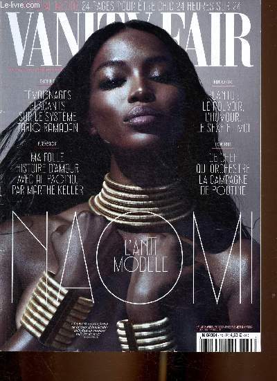 Vanity Fair n55 mars 2018 : Naomi Campbell, l'anti modle, par Virginie Mouzat et Pierre Groppo - Rvlations sur l'affaire Tariq Ramadan, par Marion van Renterghem - Crayon  dessein : Plantu, par Sophie des Dserts - etc