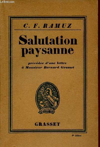 Salutation paysanne. 8e dition