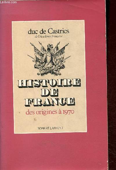 Histoire de France, des origines  1970