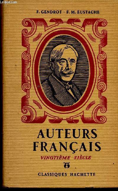 Auteurs franais. Vingtime sicle (Collection 