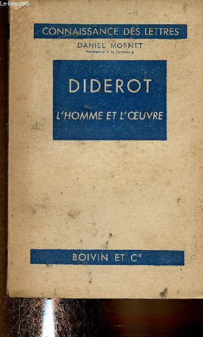 Diderot. L'homme et l'oeuvre (Collection 