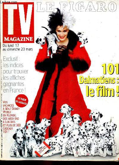 TV Magazine Le Figaro, n16354, 17 au 23 mars 1997 :