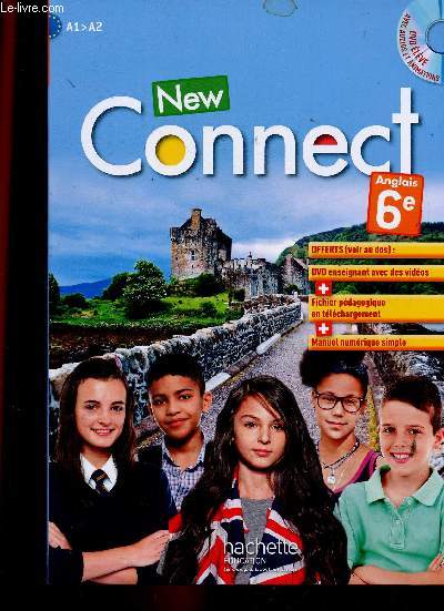 New Connect, Anglais, 6e, A1>A2. Manuel + Workbook + 2 DVD. Spcimens