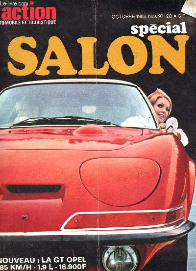 L'action automobile et touristique, n97-98, octobre 1968 : Spcial Salon