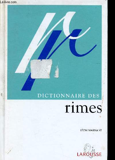 Dictionnaire des rimes orales et crites