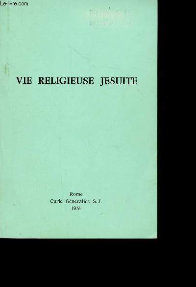 Vie religieuse jsuite