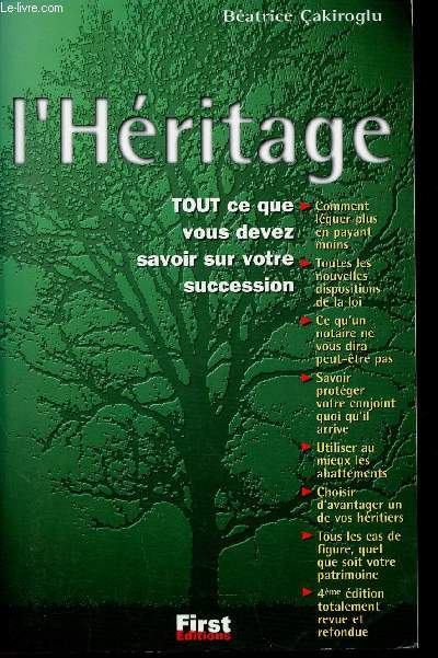 L'Hritage. Tout ce que vous devez savoir sur votre succession