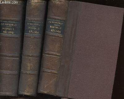 Oeuvres de J. J. Rousseau. Nouvelle dition. Tomes III  V (3 volumes) : La Nouvelle Hlose - Les Amours de Milord Edouard