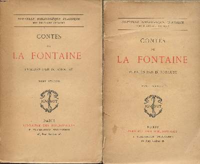 Contes de la Fontaine Tomes premier et second