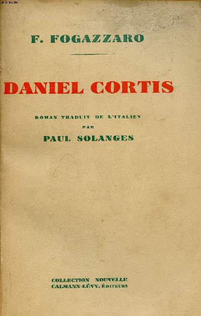 Daniel Cortis Collection Nouvelle