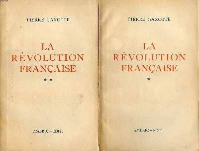 La rvolution franaise Tomes 1 et 2