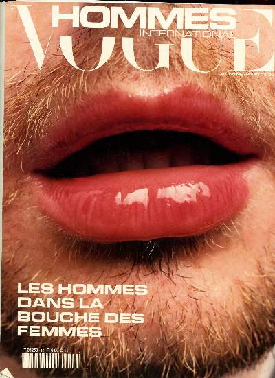 Hommes international Vogue N12 Automne Hiver 02-03 Les hommes dans la bouche des femmes