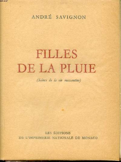 Filles de la pluie Collection des prix Goncourt (scne de la vie ouessantine)