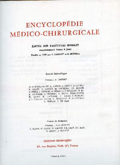 Encyclopdie mdico-chirurgicale Tome 3 Ophtalmologie