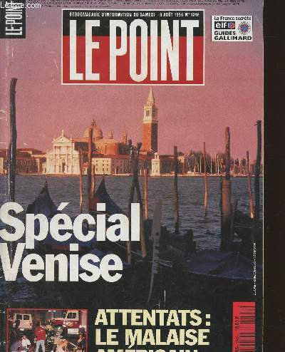 Le point n1246, 3 Aot 1996-Sommaire: Carpentras: enfin, l'pilogue- budget 97: Jean Arthuis garde la ligne- Attentats: le malaise Amricain- Tauromachie: vroniques en bleu, blanc, rouge- Les autoroutes  contresens- etc.