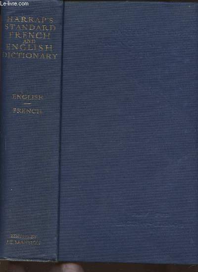 Harrap's standard French and English Dictionary Part II: English-French