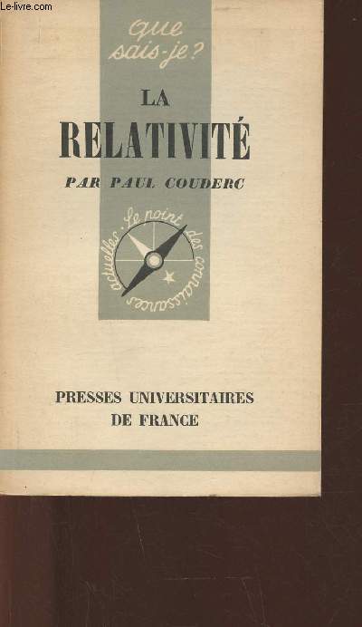 La relativit- Que sais-je? n37.