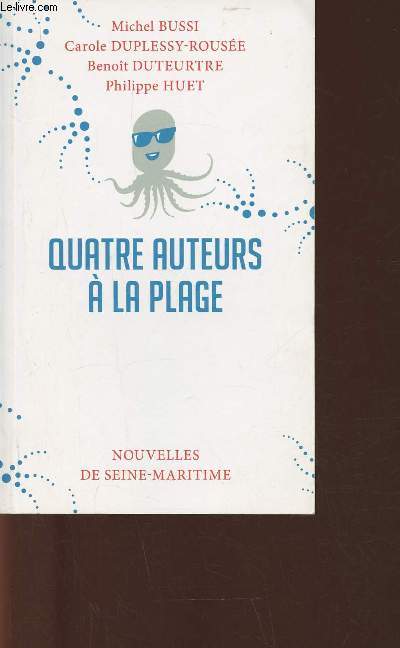 Quatre auteurs  la plage- nouvelles de Seine-Maritime