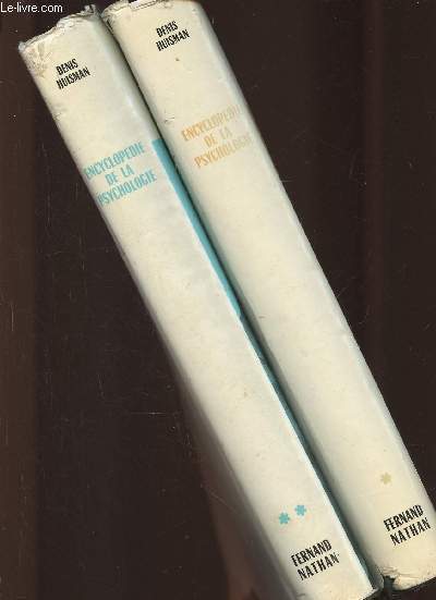 Encyclopdie de la psychologie Tomes I et II (2 volumes)
